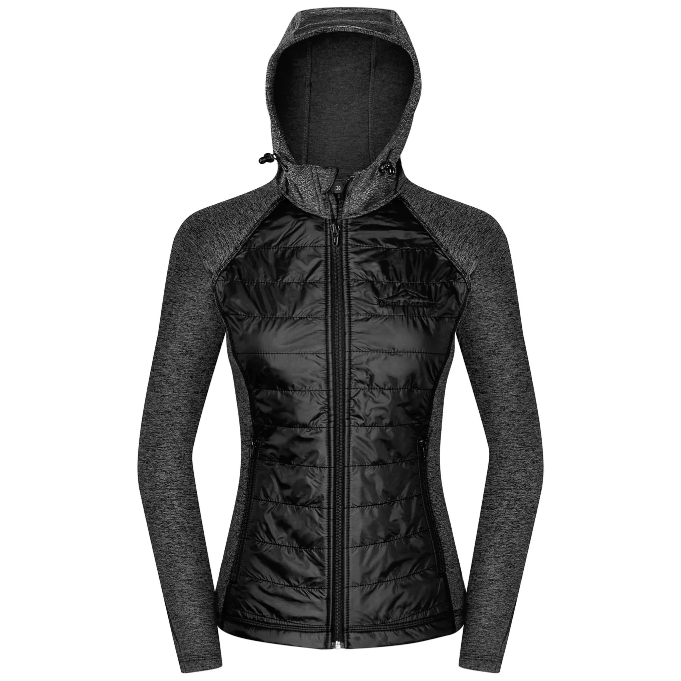 Fjord Nansen Bluzy|Bluza HASVIK WIND WOMEN black/graphite melange