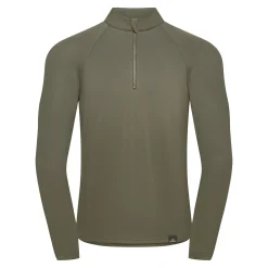 Fjord Nansen Bluzy|Bluza VIK 1/4 ZIP MEN forest olive