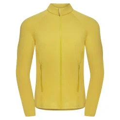 Fjord Nansen Bluzy|Bluza VIK FULL ZIP MEN amber yellow