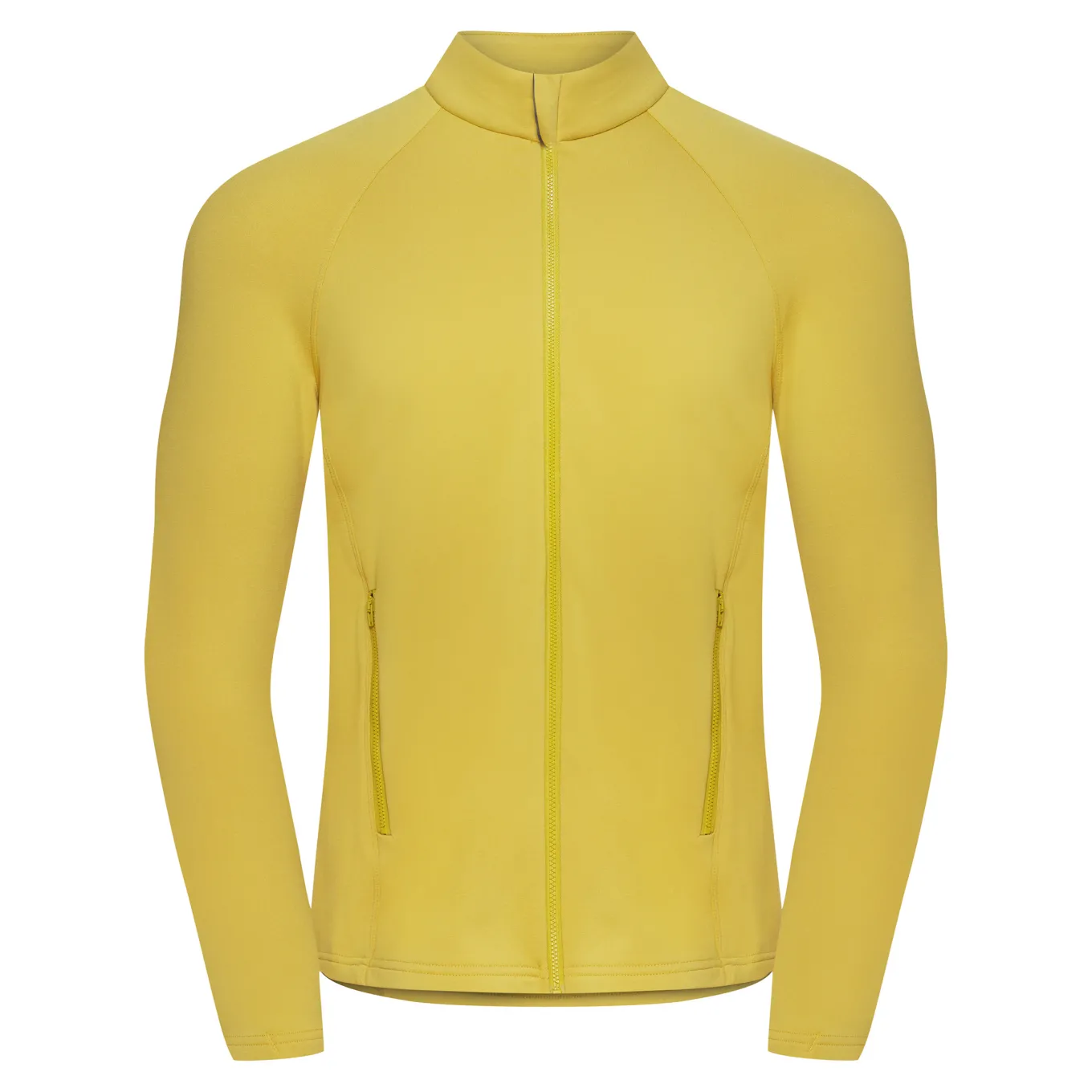 Fjord Nansen Bluzy|Bluza VIK FULL ZIP MEN amber yellow