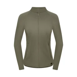 Fjord Nansen Bluzy|Bluza VIK FULL ZIP WOMEN forest olive