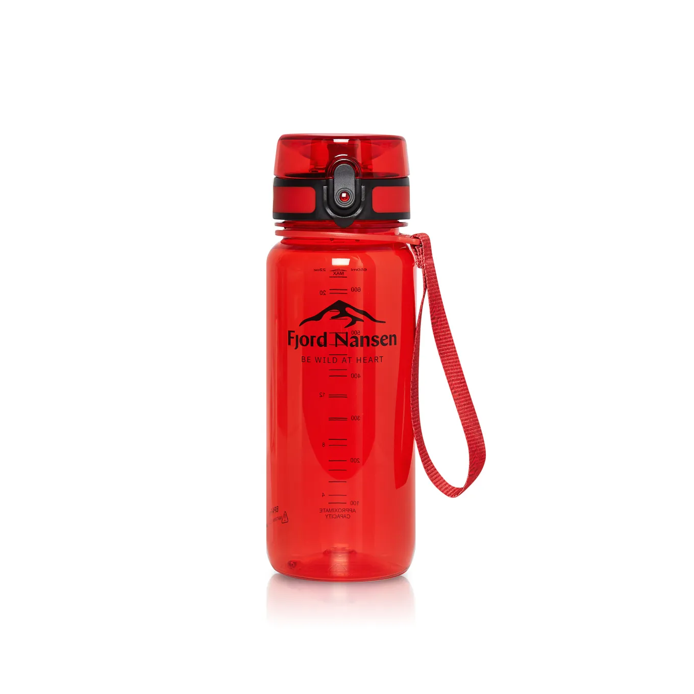 Fjord Nansen Naczynia I Sztućce|Termosy, Kubki|Butelka trytanowa TRITAN BOTTLE 650 ml ruby red