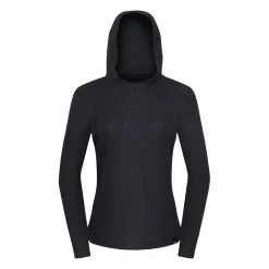 Fjord Nansen Koszulki|Bielizna|Koszulka CHILO HOODED LONGSLEEVE WOMEN rocky grey