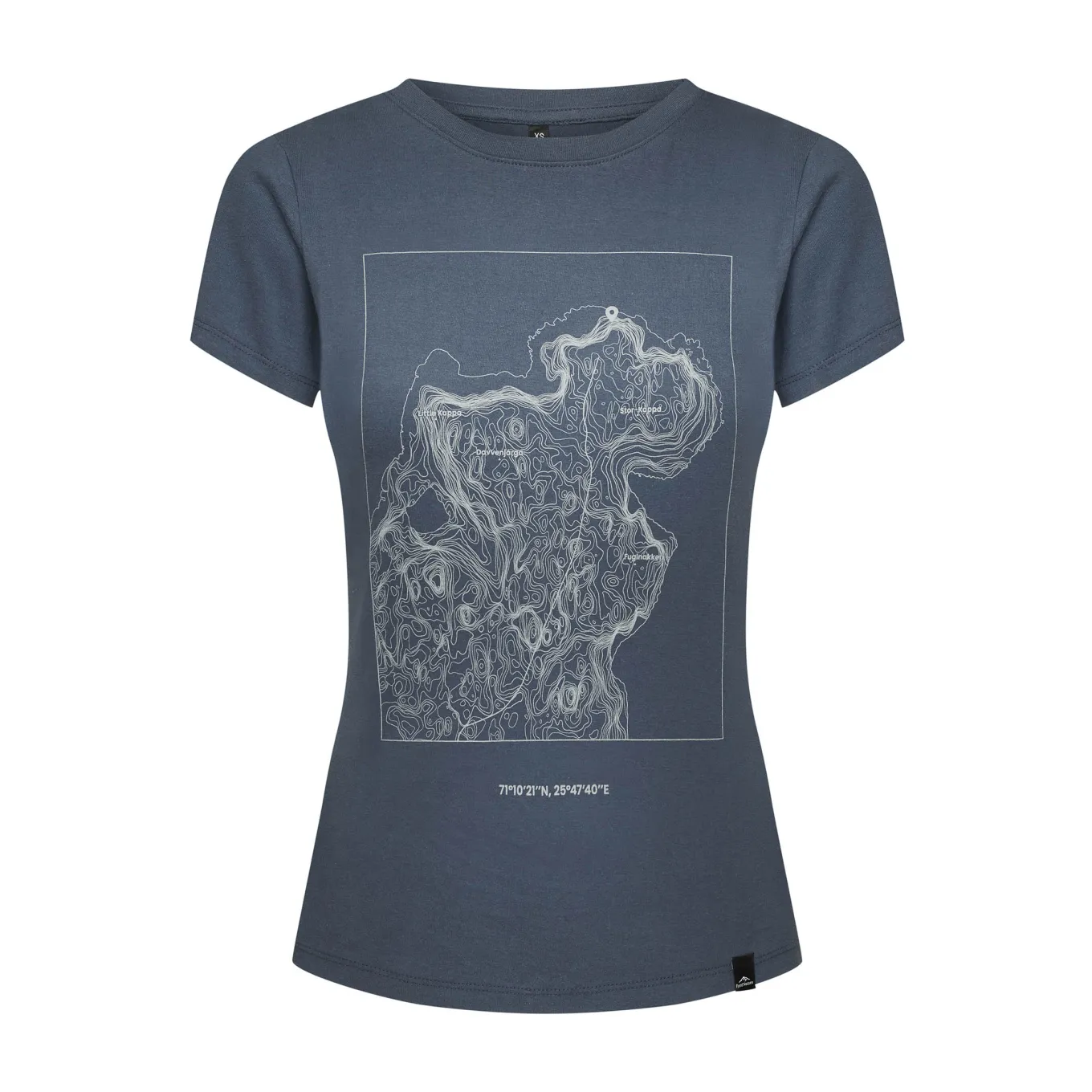Fjord Nansen Koszulki|Koszulka NORTH CAPE WOMEN denim