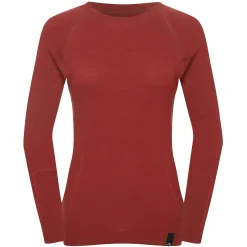Fjord Nansen Bielizna|Koszulka OXIVA MERINO LONGSLEEVE WOMEN oaky red