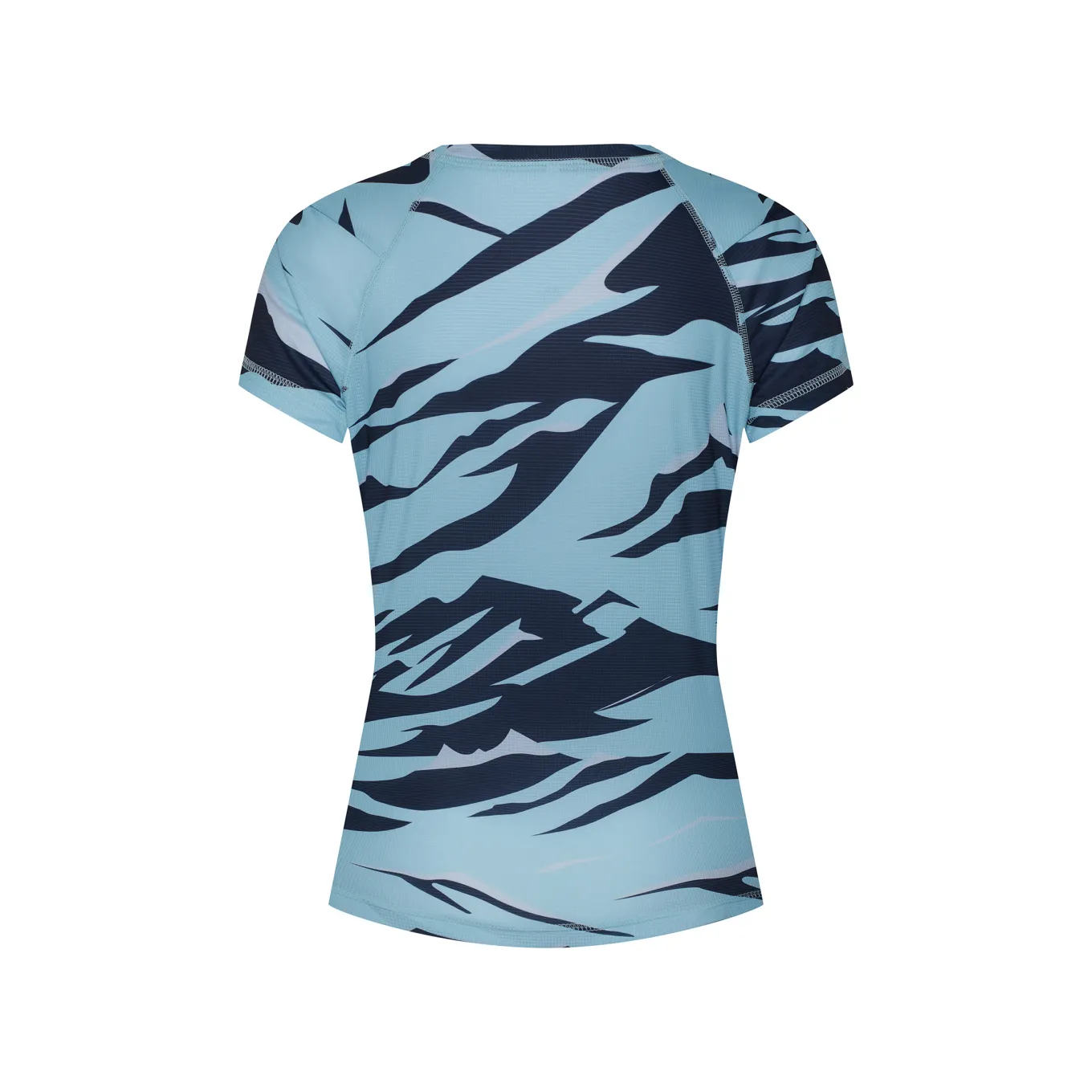 Fjord Nansen Koszulki|Bielizna|Koszulka RIX PRINT T-SHIRT WOMEN mountin & wave blue