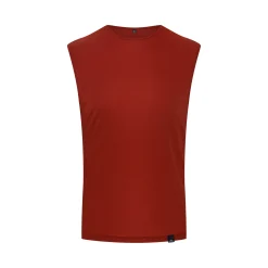 Fjord Nansen Koszulki|Bielizna|Koszulka RIX UNISEX SLEEVELESS oaky red