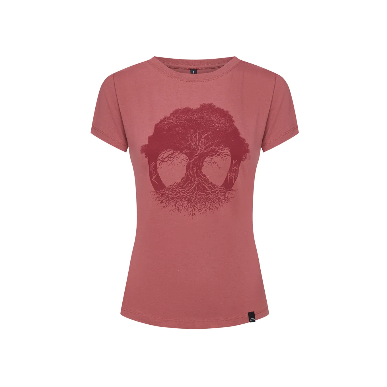 Fjord Nansen Koszulki|Koszulka YGGDRASIL WOMEN ancient pink