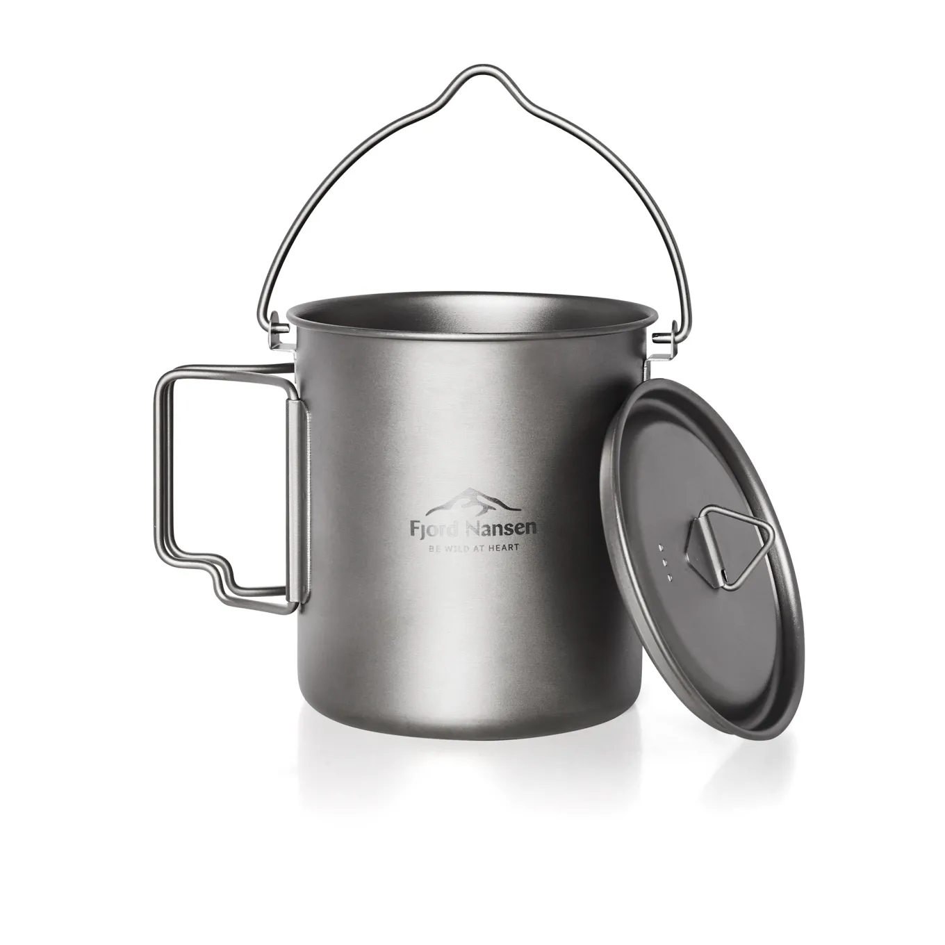 Fjord Nansen Termosy, Kubki|Kubek tytanowy JACON HENGE TITANIUM CUP 750 ml silver