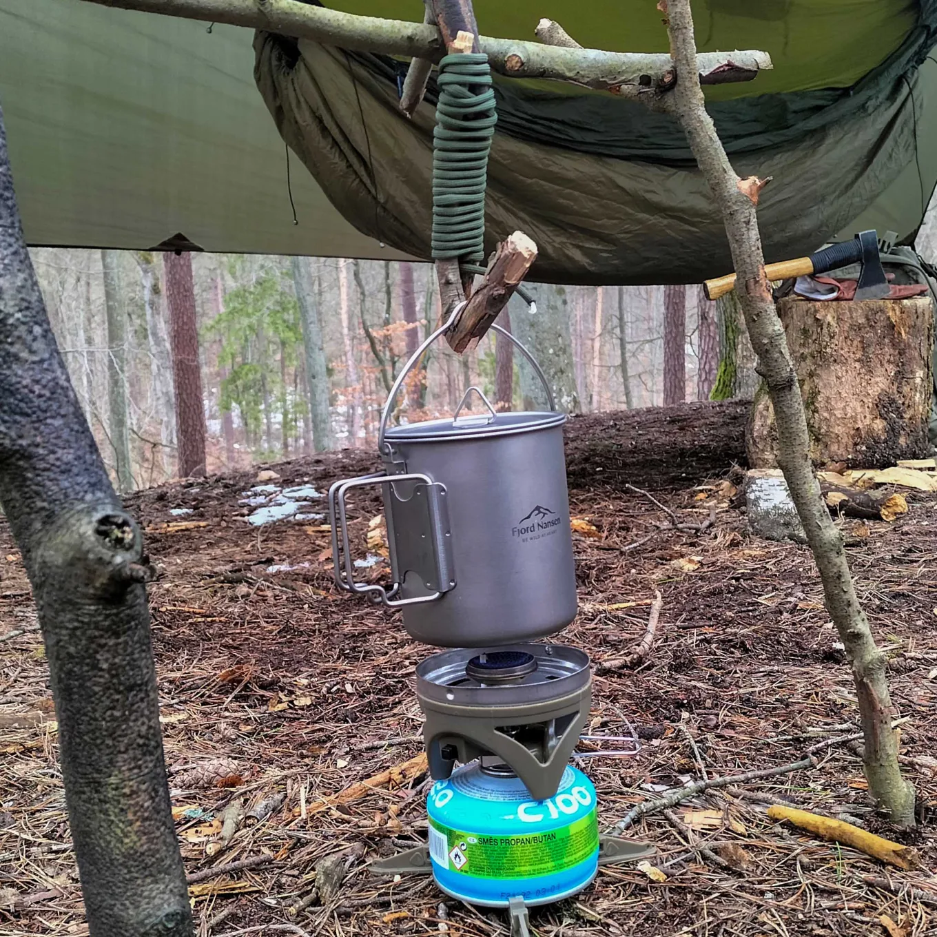 Fjord Nansen Termosy, Kubki|Kubek tytanowy JACON HENGE TITANIUM CUP 750 ml silver