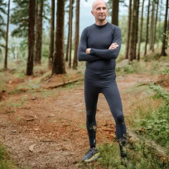 Fjord Nansen Bielizna|Leginsy RIFFE LEGGINGS MEN rocky grey