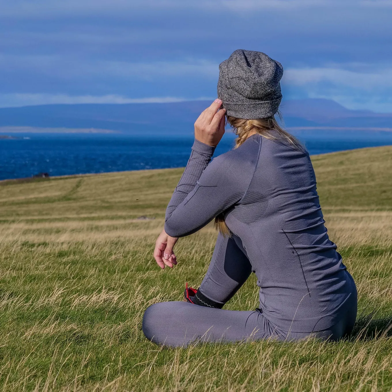 Fjord Nansen Bielizna|Leginsy RIFFE LEGGINGS WOMEN essential grey