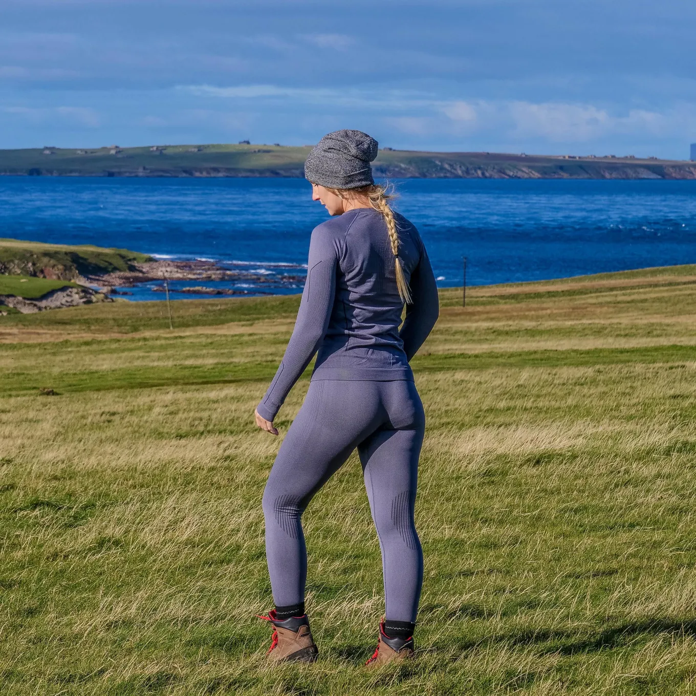 Fjord Nansen Bielizna|Leginsy RIFFE LEGGINGS WOMEN essential grey