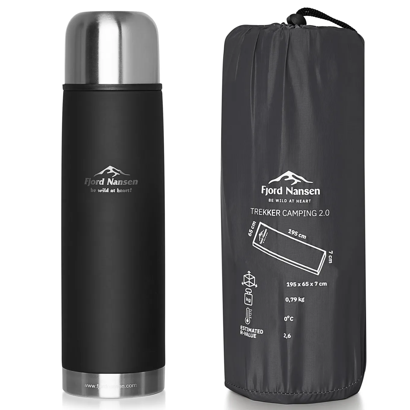 Fjord Nansen Materacyki|Materacyk TREKKER CAMPING 2.0 II GATUNEK graphite