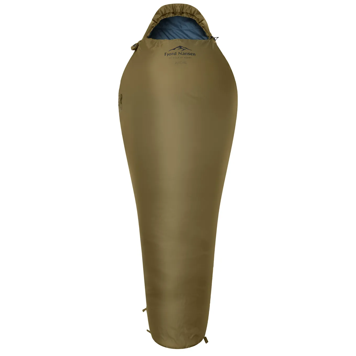 Fjord Nansen Profi|Śpiwór ARDAL XL LEFT 10°C / 800g olive drab