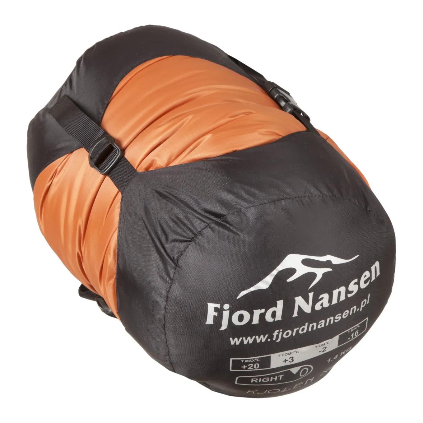 Fjord Nansen Profi|Śpiwór KJOLEN XL -2°C / 1470g carnelian
