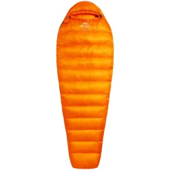 Fjord Nansen Puchowe|Śpiwór puchowy SVALBARD 510 DUCK HYDRO XL RIGHT -6°C/890g orange