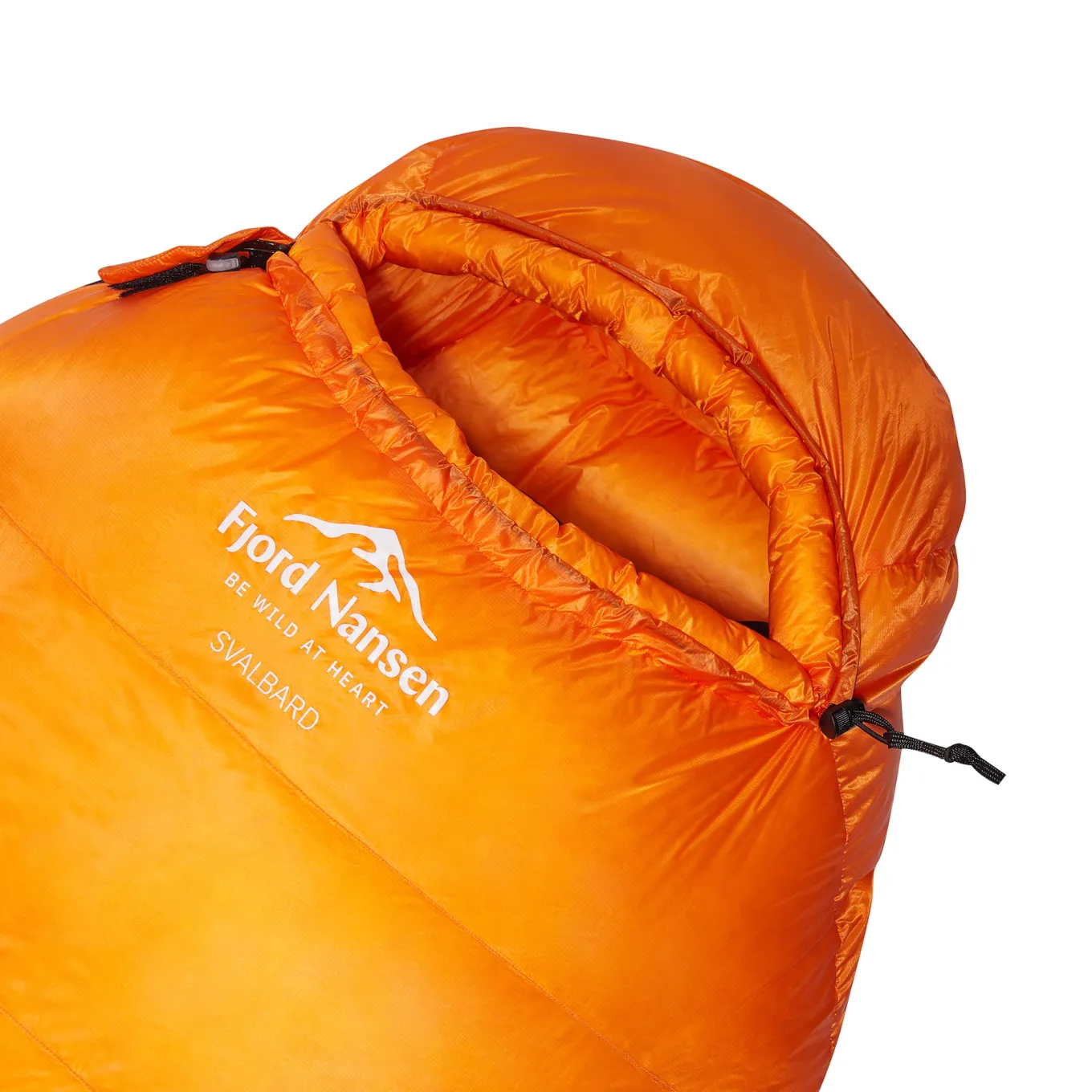 Fjord Nansen Puchowe|Śpiwór puchowy SVALBARD 680 DUCK HYDRO XL RIGHT -11°C/1070g orange