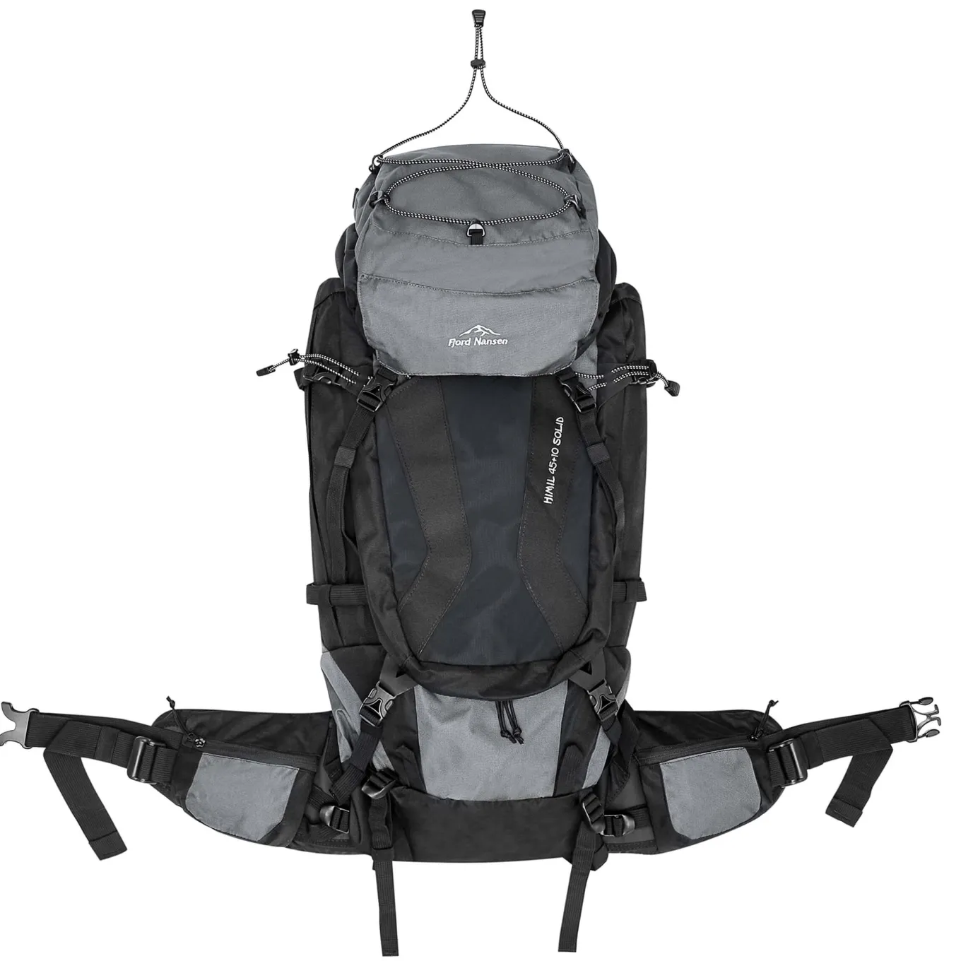 Fjord Nansen Średnie 36 - 49 Litrów|Plecak HIMIL 45+10 SOLID black/graphite