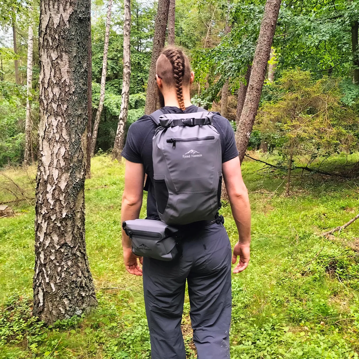 Fjord Nansen Małe < 35 Litrów|Worki|Wodoodporny plecak DRY CITY BACKPACK 25L grey